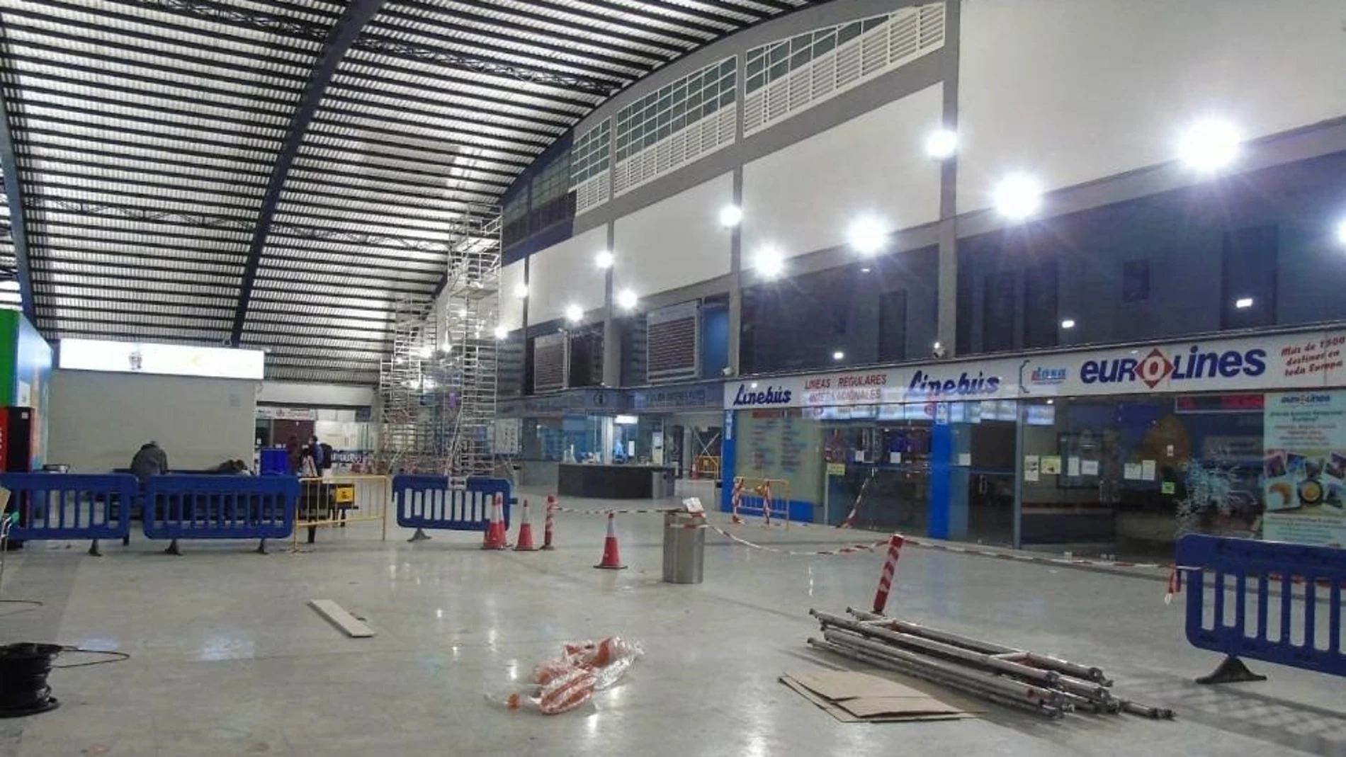 Obras de la Estación de Autobuses de València