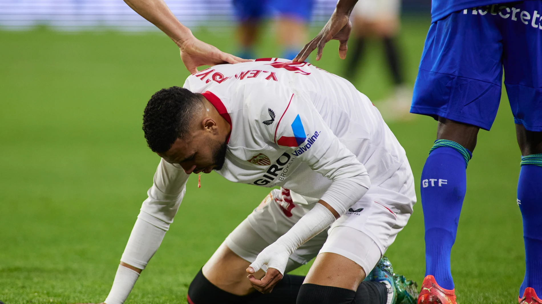 Youssef En-Nesyri con el Sevilla.