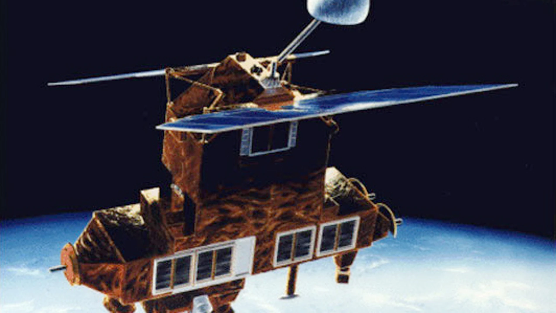 El Earth Radiation Budget Satellite (ERBS) caerá sobre la Tierra 38 años después de su lanzamiento