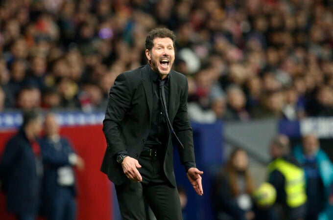 Simeone, entrenador del Atlético