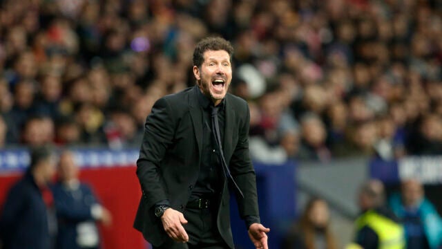 Simeone, entrenador del Atlético