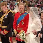Boda del príncipe William y Kate Middleton, el 29 de abril de 2011. (AP Photo/APTN)