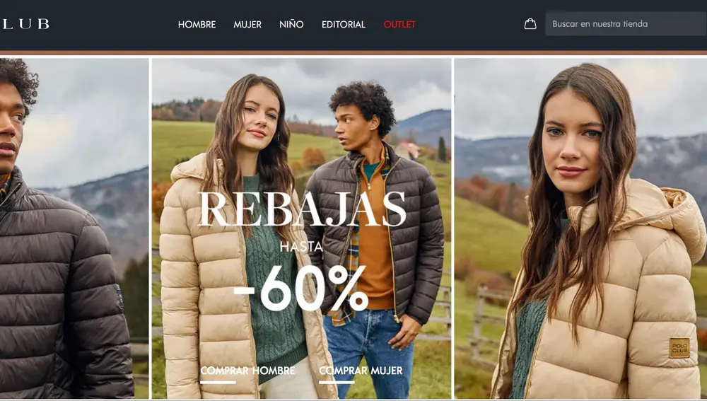 Rebajas de invierno en moda, en la tienda Polo Club