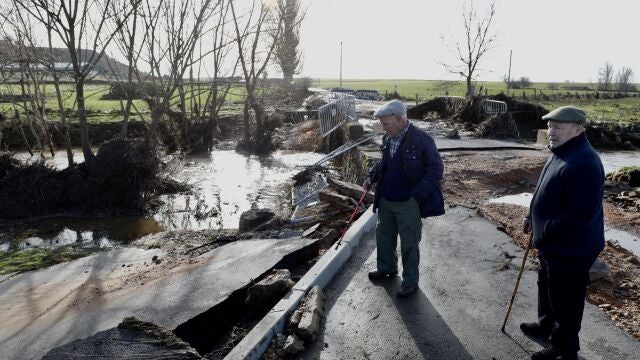 Inundaciones en Aldeatejada tras las lluvias del fin de semana