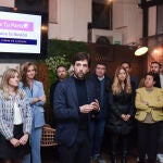 La candidata a la Portavocía Política de Ciudadanos en las primarias ante la VI Asamblea General, Patricia Guasp, y el candidato a la Secretaría General del partido, Adrián Vázquez en una imagen de archivo.