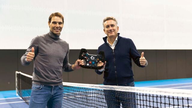Rafael Nadal y Alejandro Agag