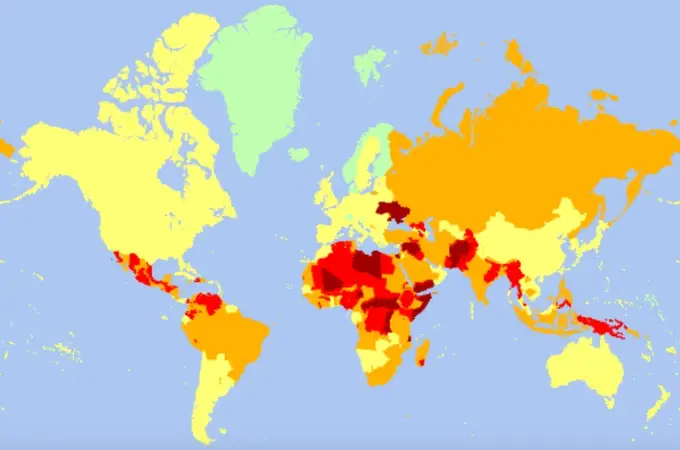 Estos son los países más peligrosos del mundo para viajar en 2023