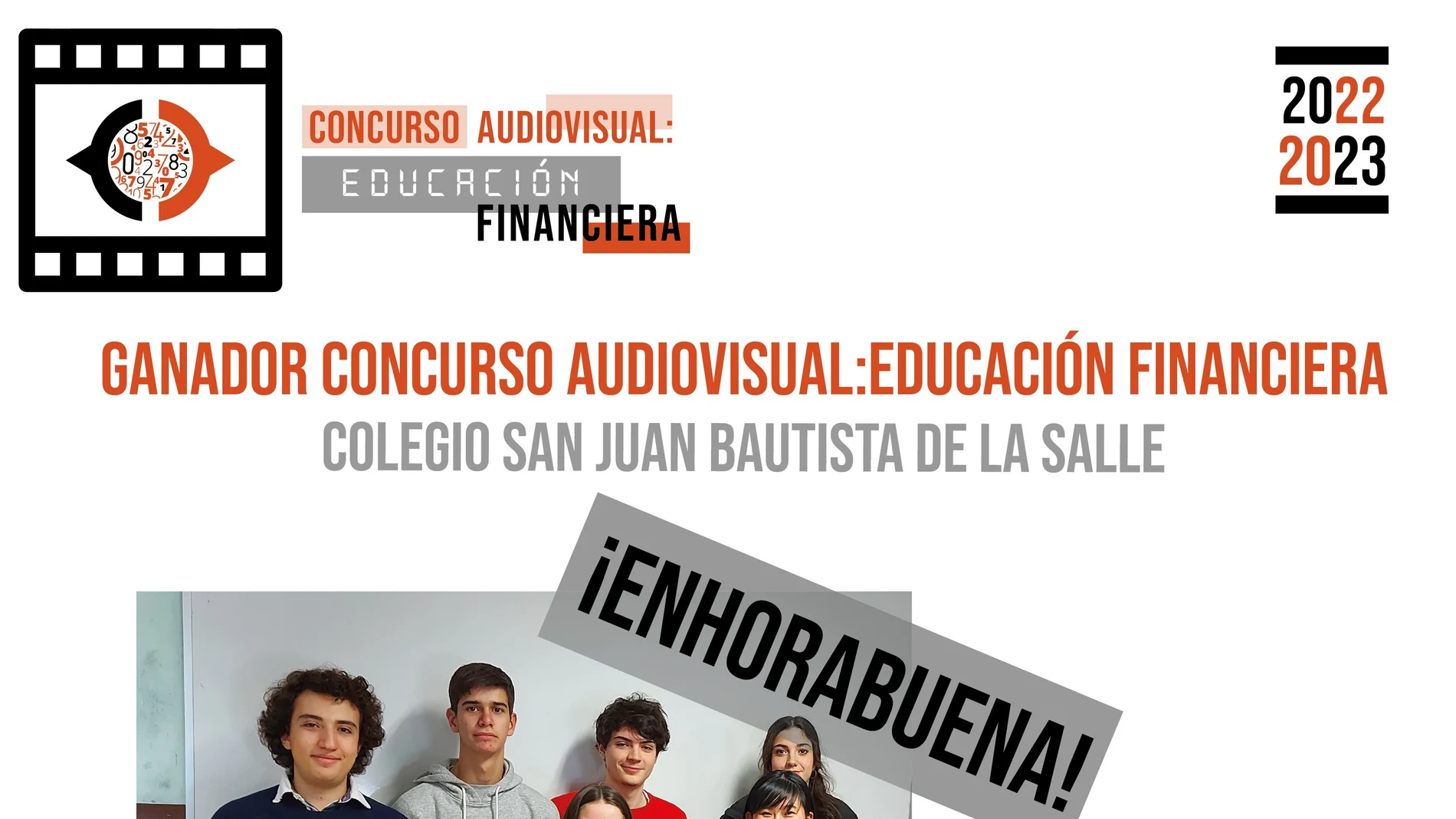 Los escolares del colegio La Salle, ganadores del concurso