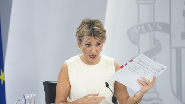 La vicepresidenta segunda y ministra de Trabajo y Economía Social, Yolanda Díaz