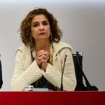 María Jesús Montero durante la reunión de la Comisión Ejecutiva Federal del PSOE
