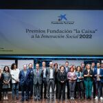 Foto de familia de los premiados