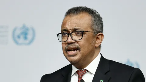 Tedros Adhanom, director de la OMS, en la ceremonia de apertura del "World Health Summit", el pasado 14 de noviembre.