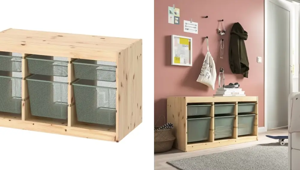 Mueble de Ikea para almacenar