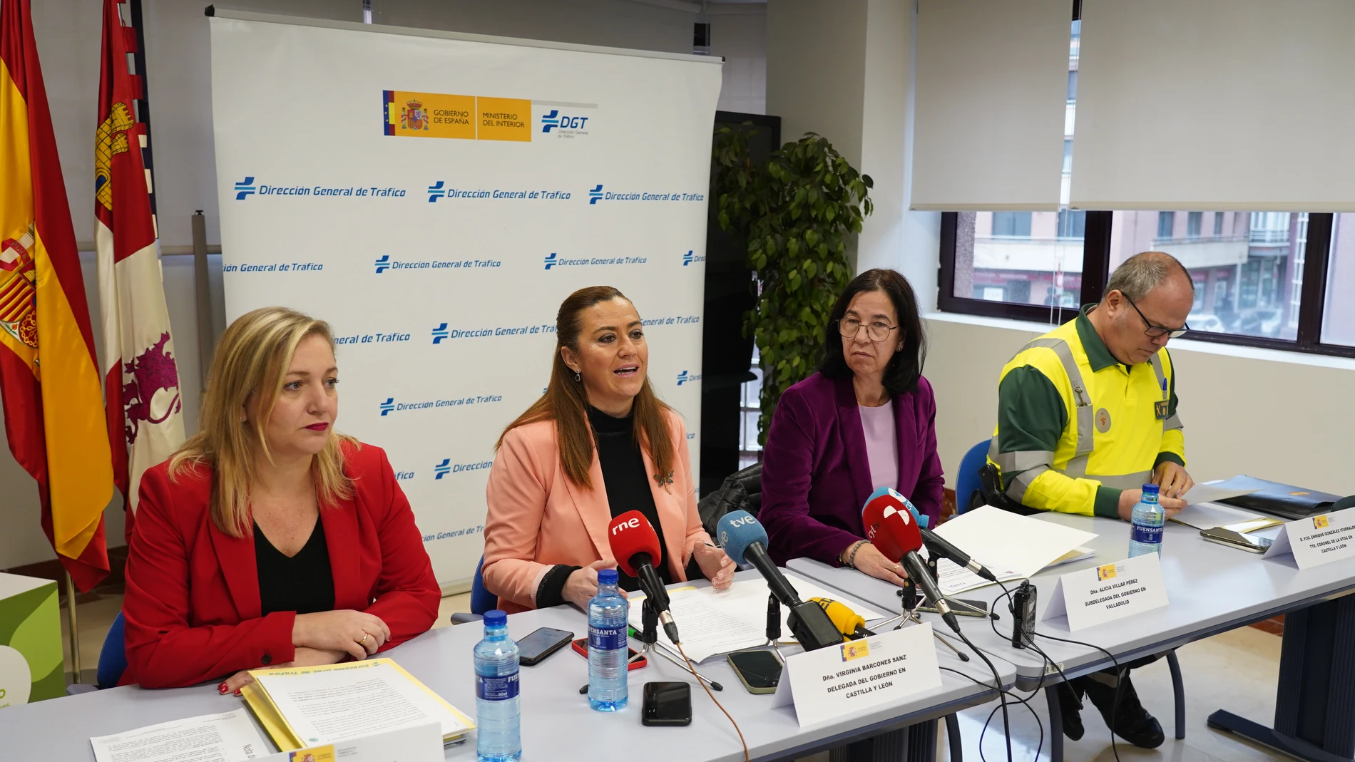 Presentación del balance de la siniestralidad vial de 2022 en Castilla y León, a cargo de la delegada Virginia Barcones