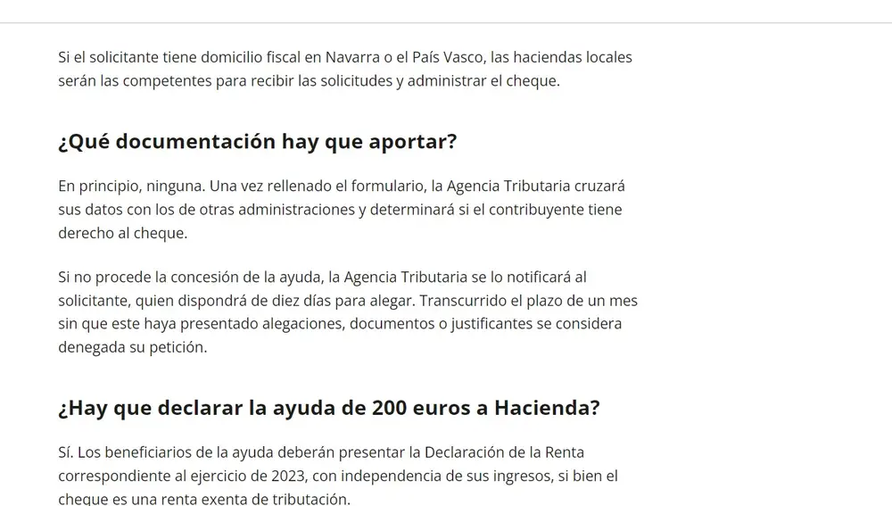 Información errónea en la página web La Moncloa