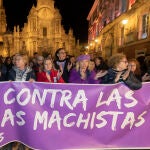 Concentración de repulsa en Murcia por los asesinatos de mujeres víctimas de violencia de género en lo que va de año