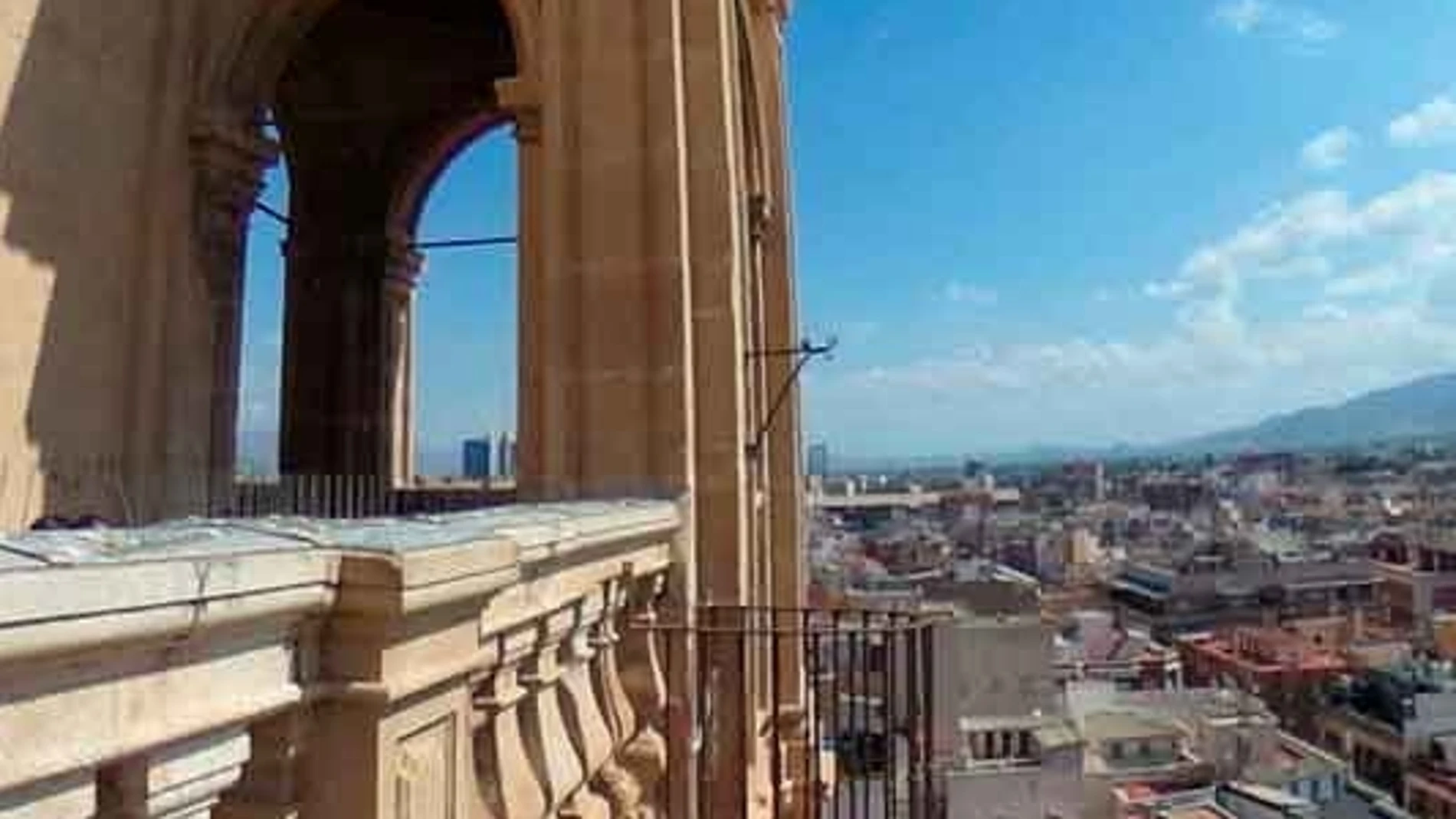Vista desde el balcón de los conjuros de la Catedral de Murcia