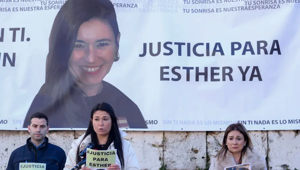 La hermana de Esther López interviene en el acto