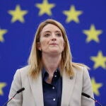 La presidenta del Parlamento Europeo, Roberta Metsola