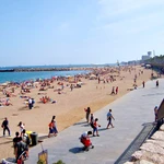 Playa del Somorrostro, en Barcelona