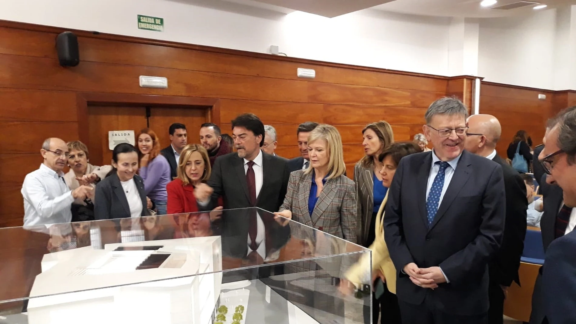 Presentación de la Ciudad de la Justicia Rafael Altamira de Alicante.