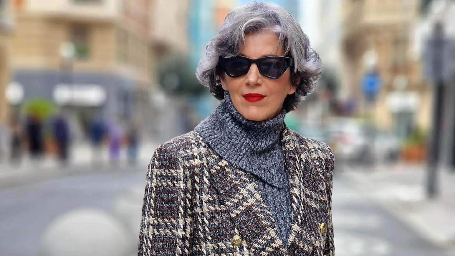 Carmen Gimeno con blazer de Zara.