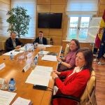 Reunión entre la secretaria de Estado de Infraestructuras, Ana Pardo de Vera, y la consejera de Movilidad y Transformación Digital de la Junta, María González Corral
