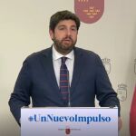 El presidente de la Región de Murcia, Fernando López Miras