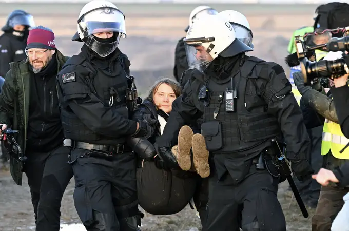 Greta Thunberg, detenida en las protestas contra la ampliación de una mina en Alemania