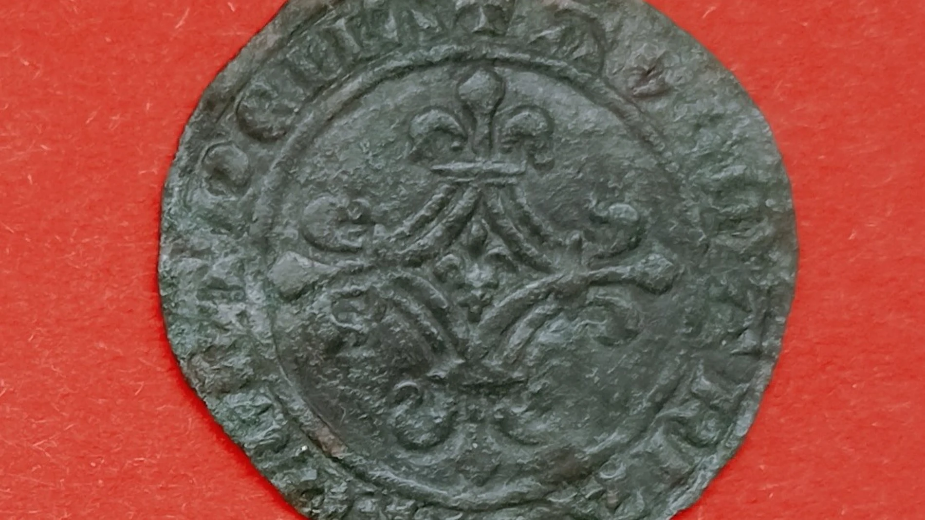 Piezas encontradas en la calle Murallas de Burgos
