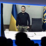 Volodimir Zelenski intervino en el foro de Davos para pedir ayuda para poder afrontar con garantías la ofensiva rusa de las próximas semanas