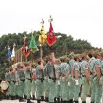 Miembros del Primer Tercio de la Legión, al que pertenecía la «Bandera Comandante Franco»
