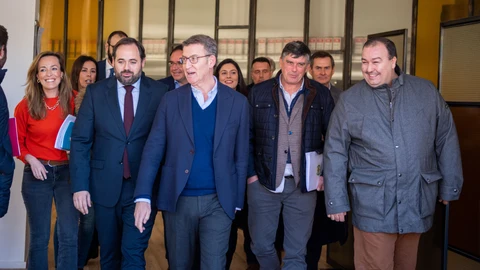 Feijóo estuvo ayer en Cuenca con el líder del PP en Castilla-La Mancha, Paco Núñez