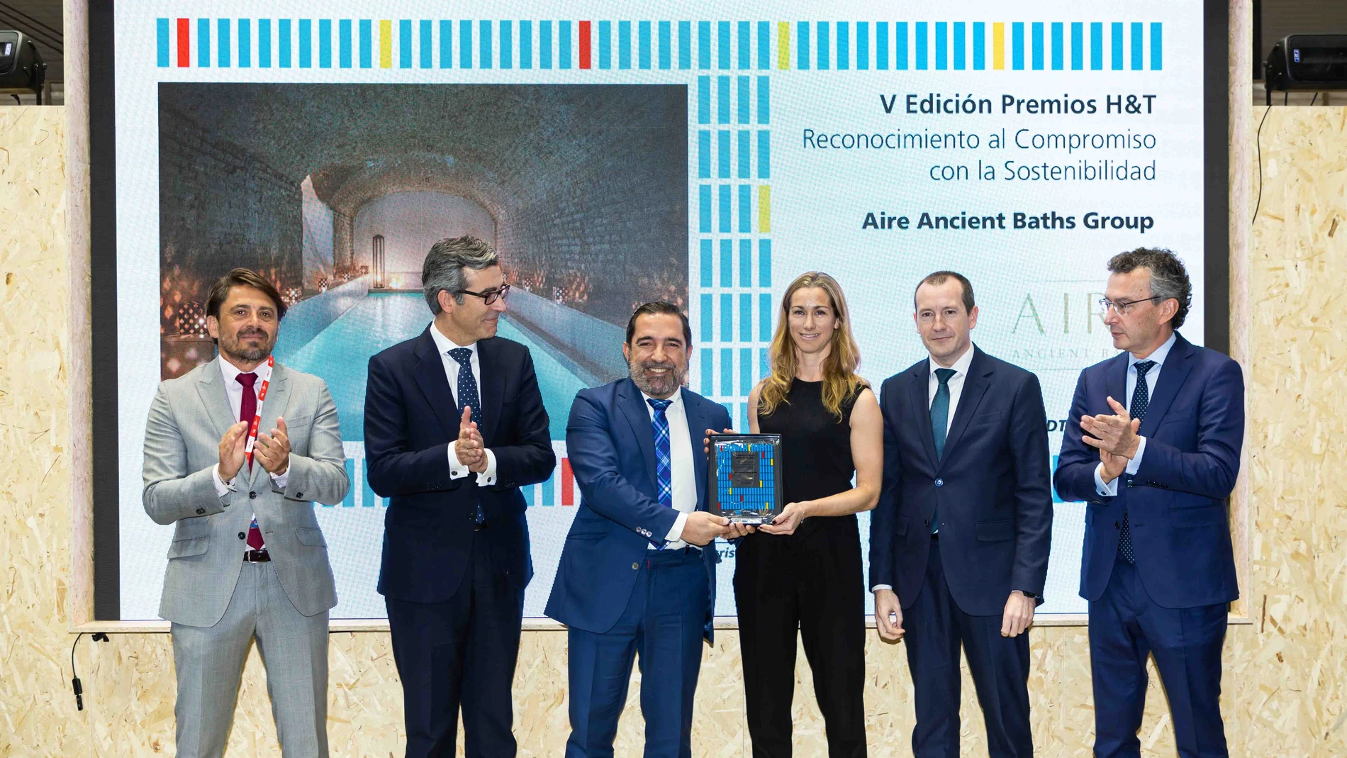 CaixaBank entrega a Aire Ancient Baths Group el premio 'CaixaBank Hotels & Tourism al compromiso con la sostenibilidad' de Andalucía