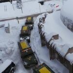 Carreteras de Cantabria afectadas por la nieve