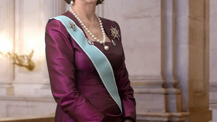 La Reina Sofía con La Peregrina II