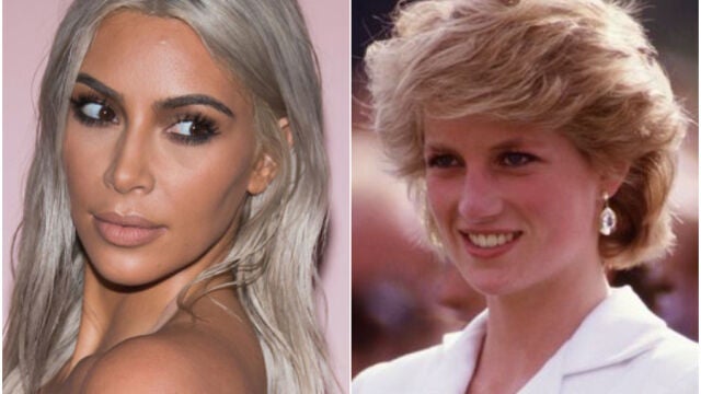 Kim Kardashian y Lady Di en un montaje