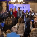 Cuca Gamarra y Calos García arropan a Alicia García en su presentación como candidata del PP a la Alcaldía de Ávila