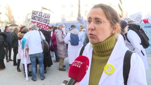 Los médicos y pediatras en huelga de Madrid inician hoy un encierro indefinido
