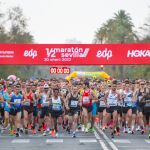 Momento de la última salida de la carrera