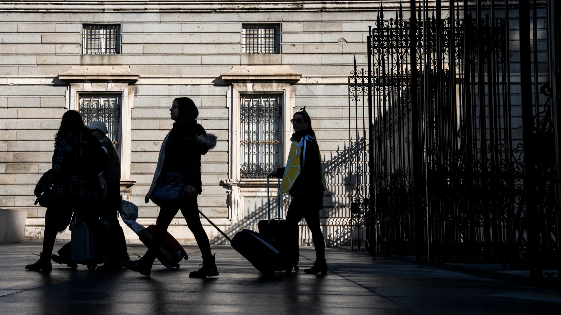 Turistas en el centro de Madrid