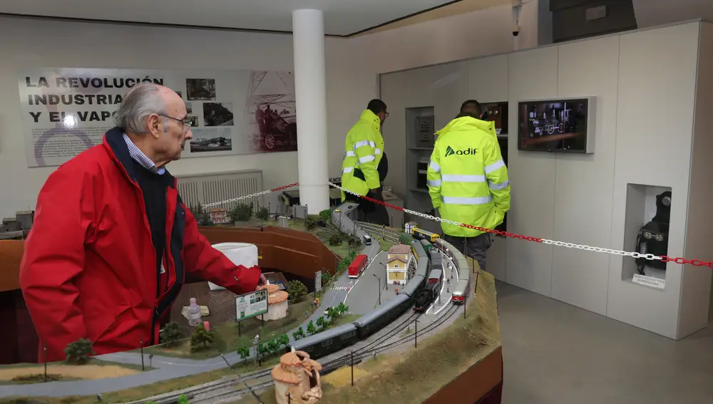 Inauguración del Museo del Ferrocarril en Venta de Baños (Palencia)