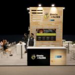 Stand con el que se va a presentar la Diputación de Palencia en Madrid Fusión