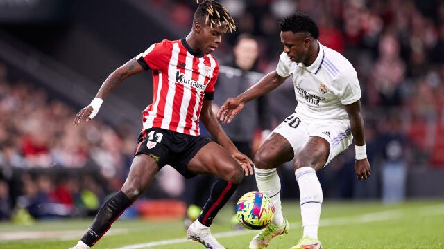 Nico Williams con el Athletic Club.