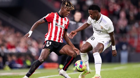 Nico Williams con el Athletic Club.