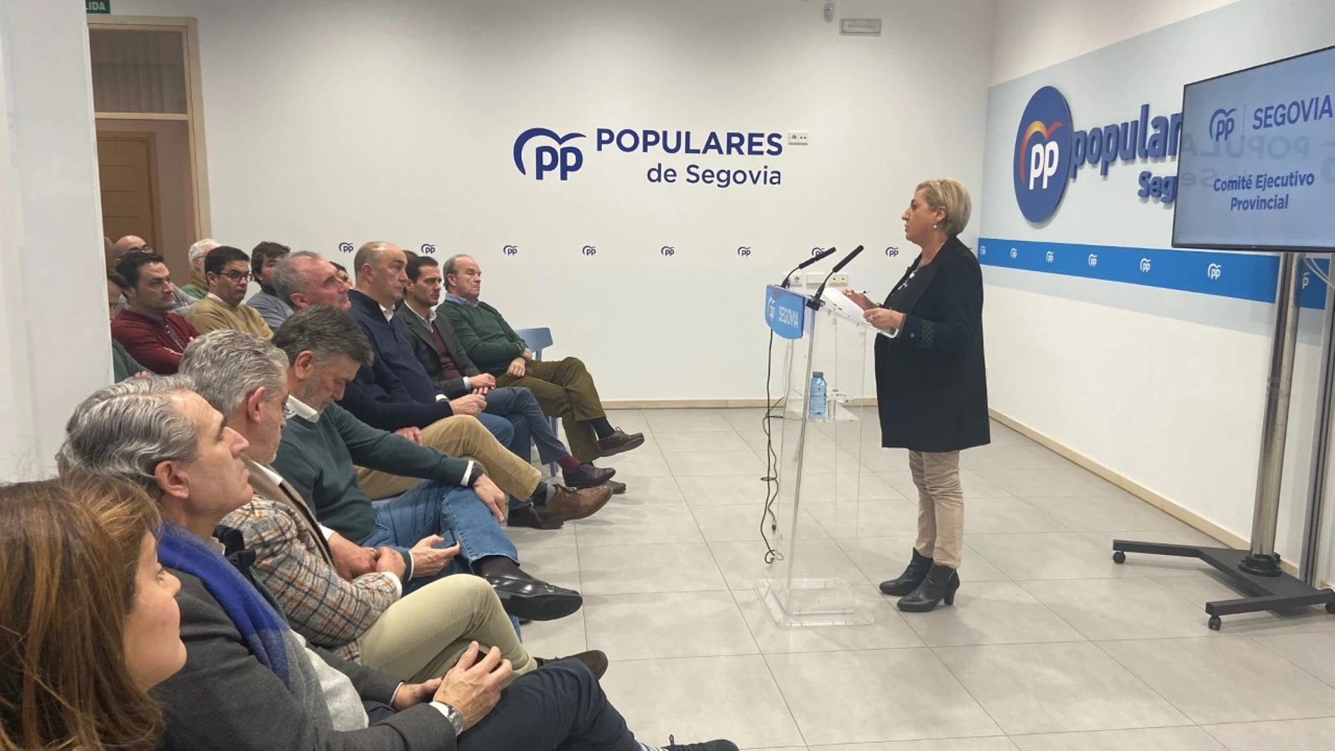 Paloma Sanz, preside la Ejecutiva del PP de Segovia