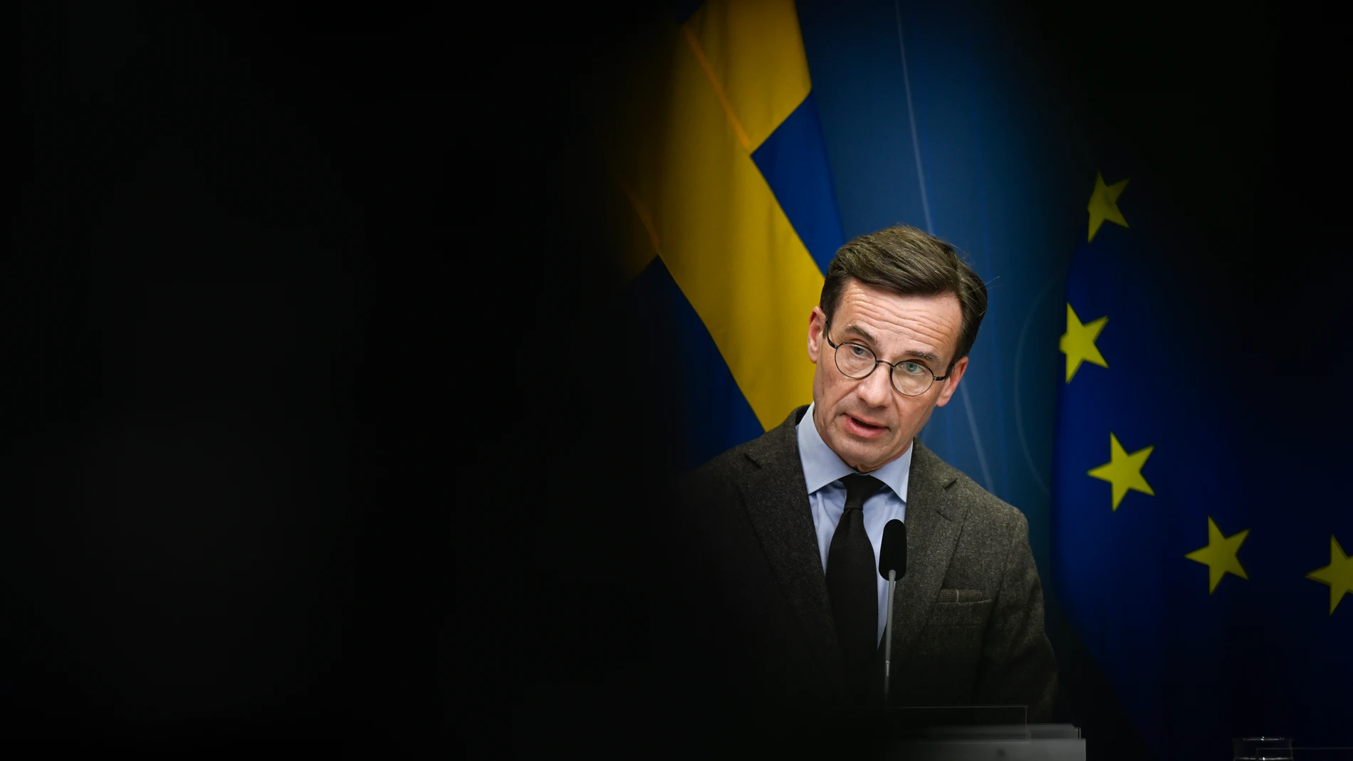 El primer ministro sueco, el conservador Ulf Krsitersson