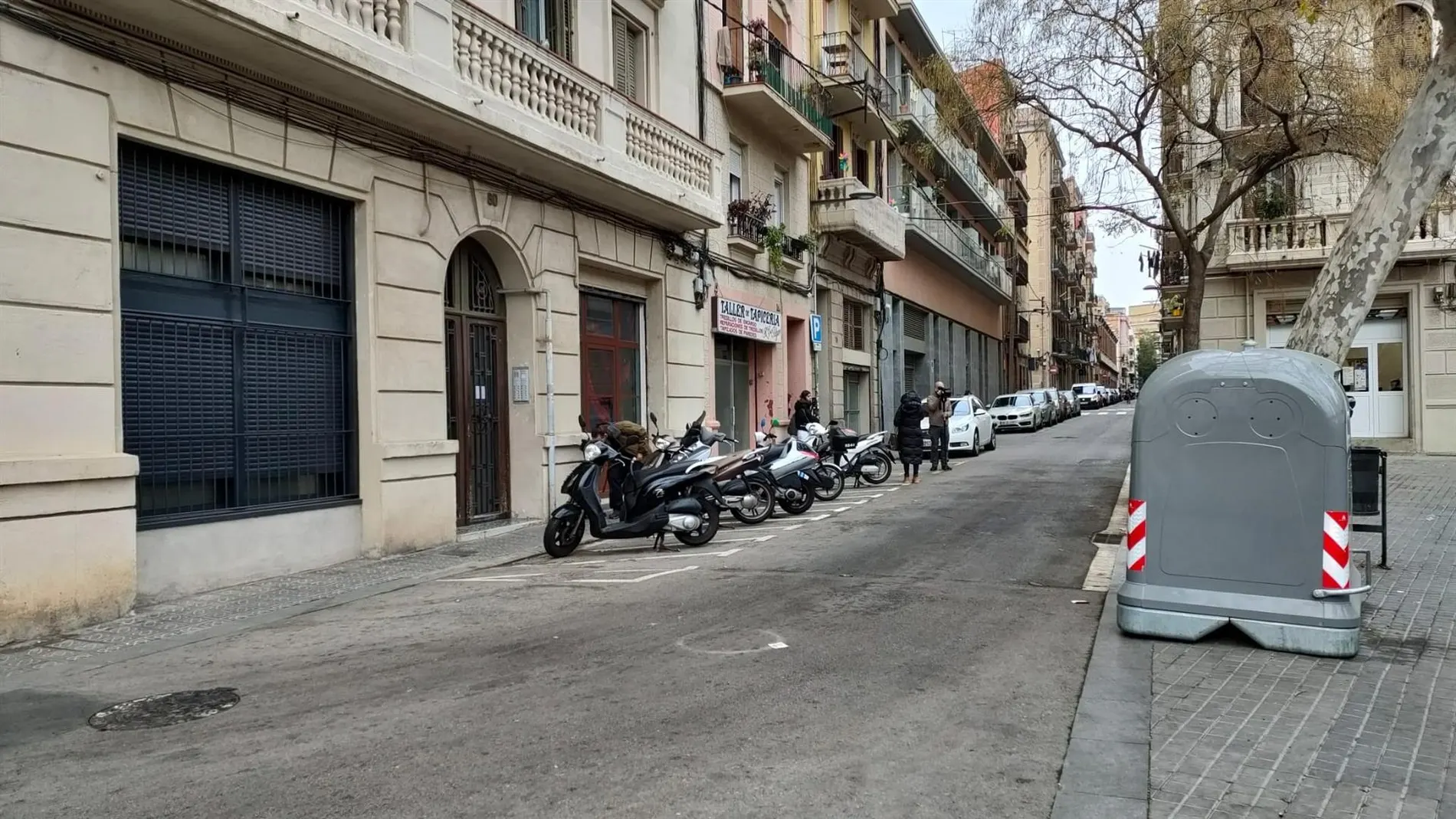 La calle del hallazgo, en Sants