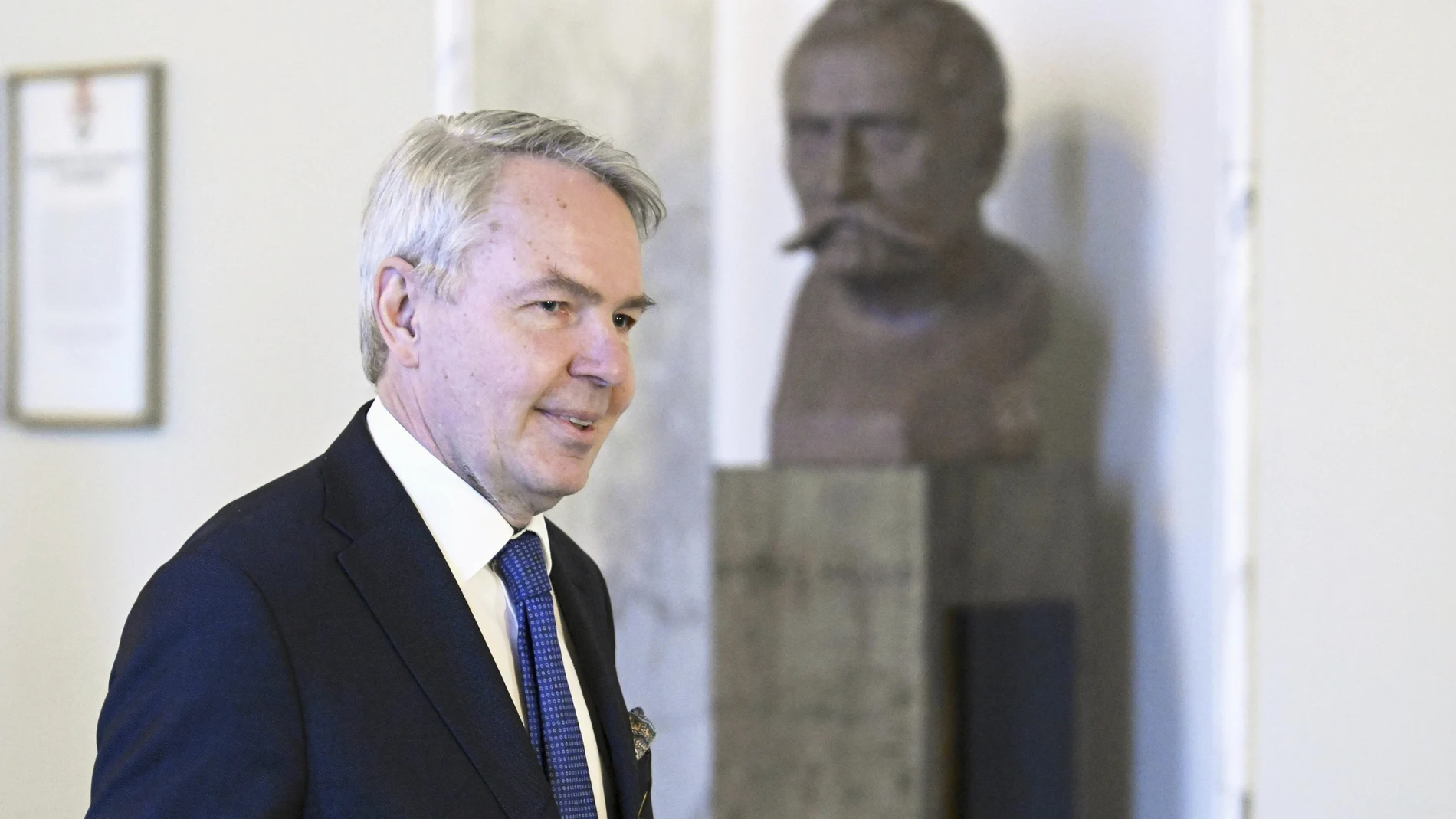 El ministro de Exteriores finlandés, Pekka Haavisto