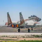 Un F-15 de la IAF, la Fuerza Aérea israelí